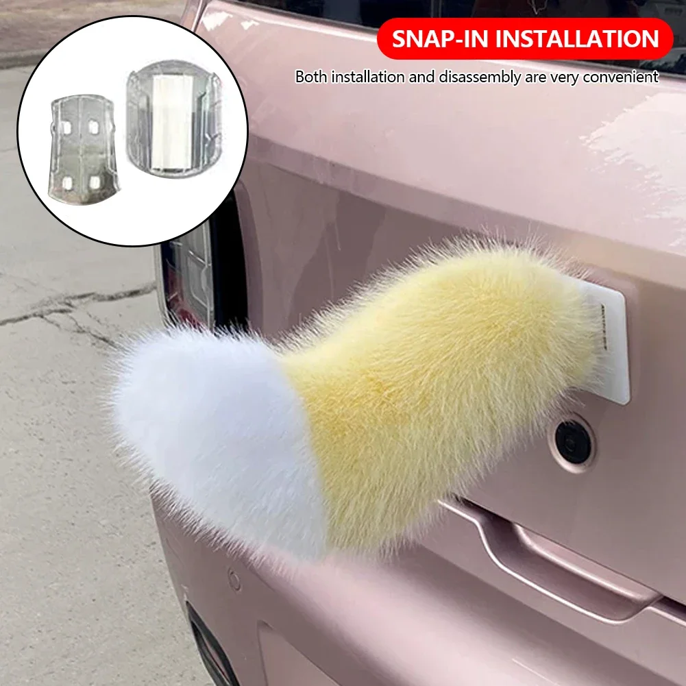 Car Accessories Rear - Car Rear Accessory Cute Electric Plush