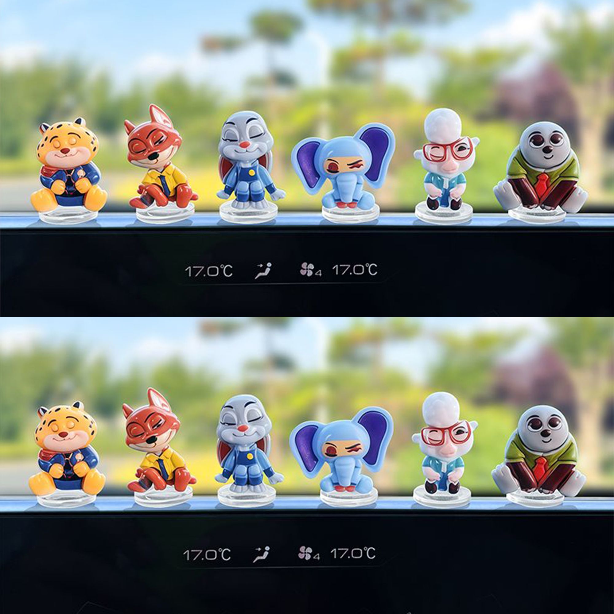 Car Accessories Etsy - Zootopia cartoon car ornament for car