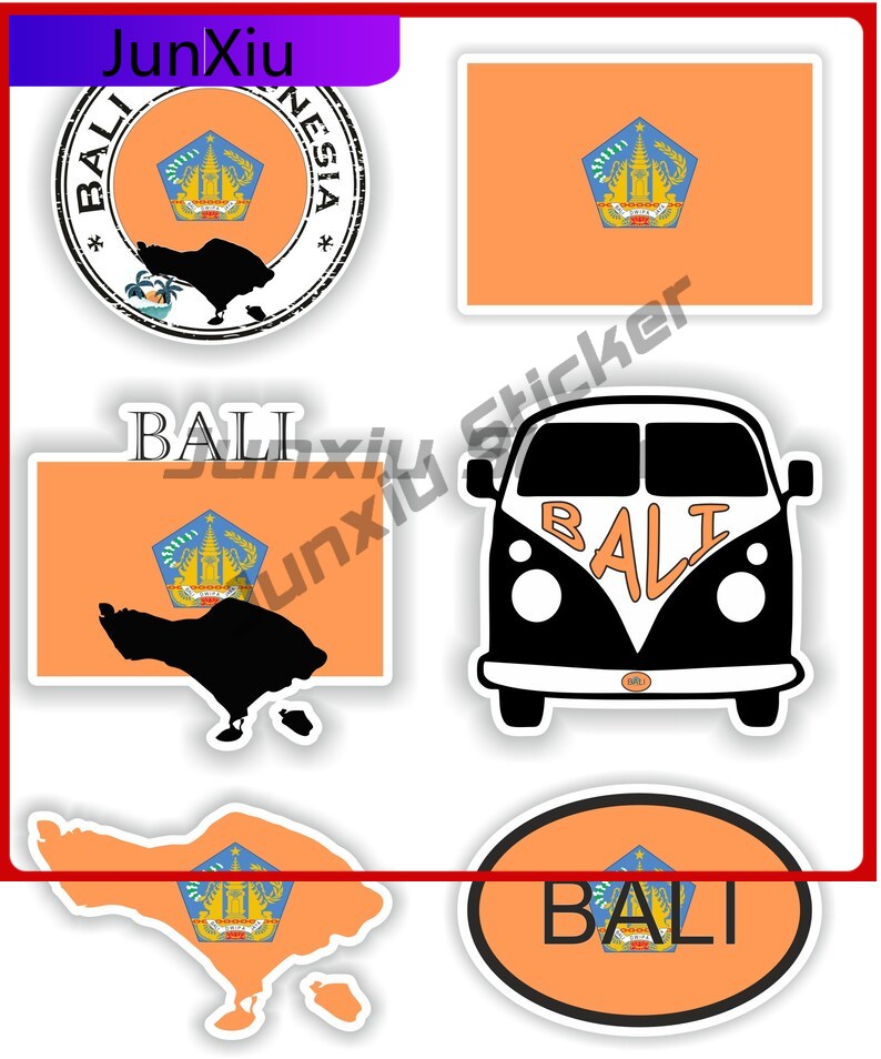 Bali Indonesia Flag Vinyl Deca - Car Accessories Bali recension och pris