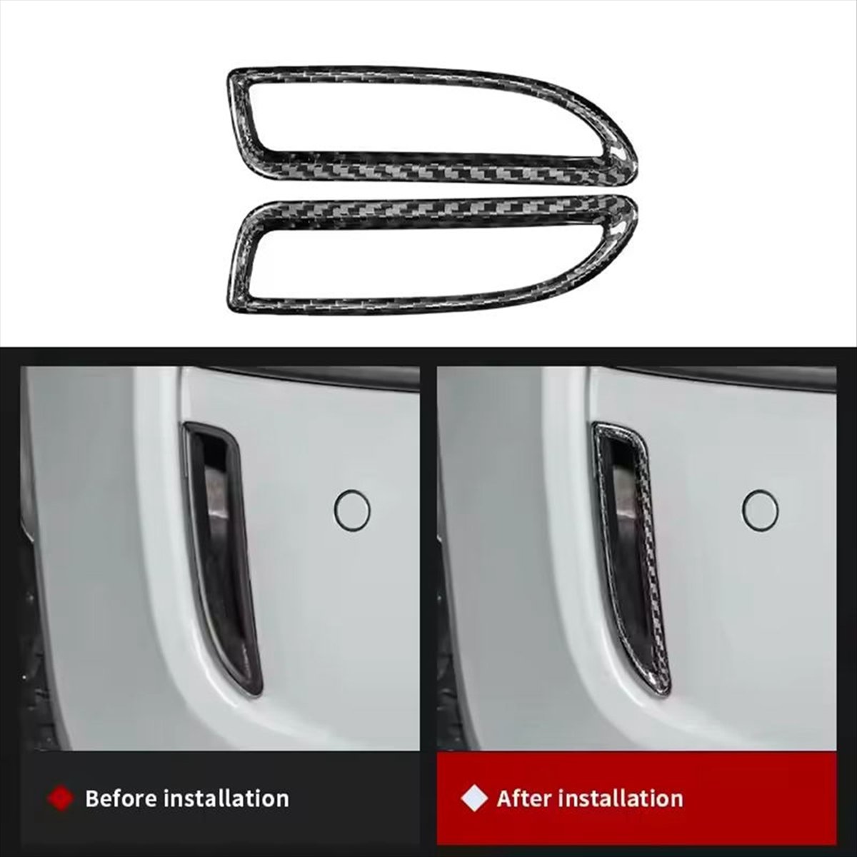 Super Sale Real Carbon Fiber C - Car Accessories Rear recension och pris