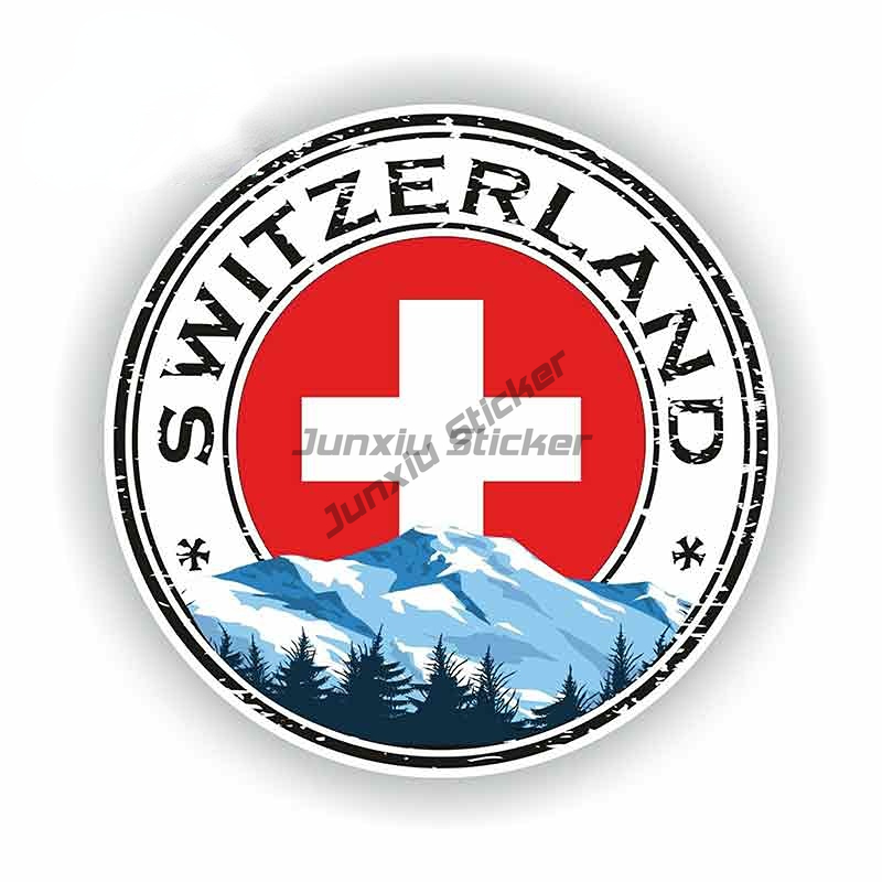 Swiss Alps Switzerland Flag St - Car Accessories Zurich recension och pris