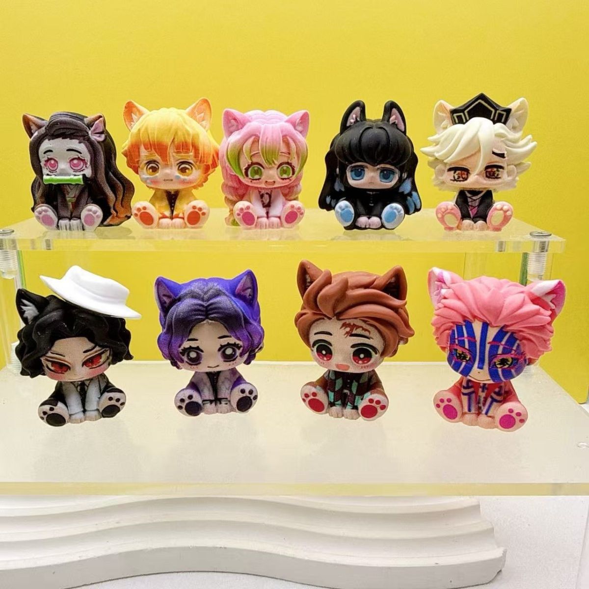 Demon Slayer Cute Chibi Figuri - Car Accessories Etsy recension och pris