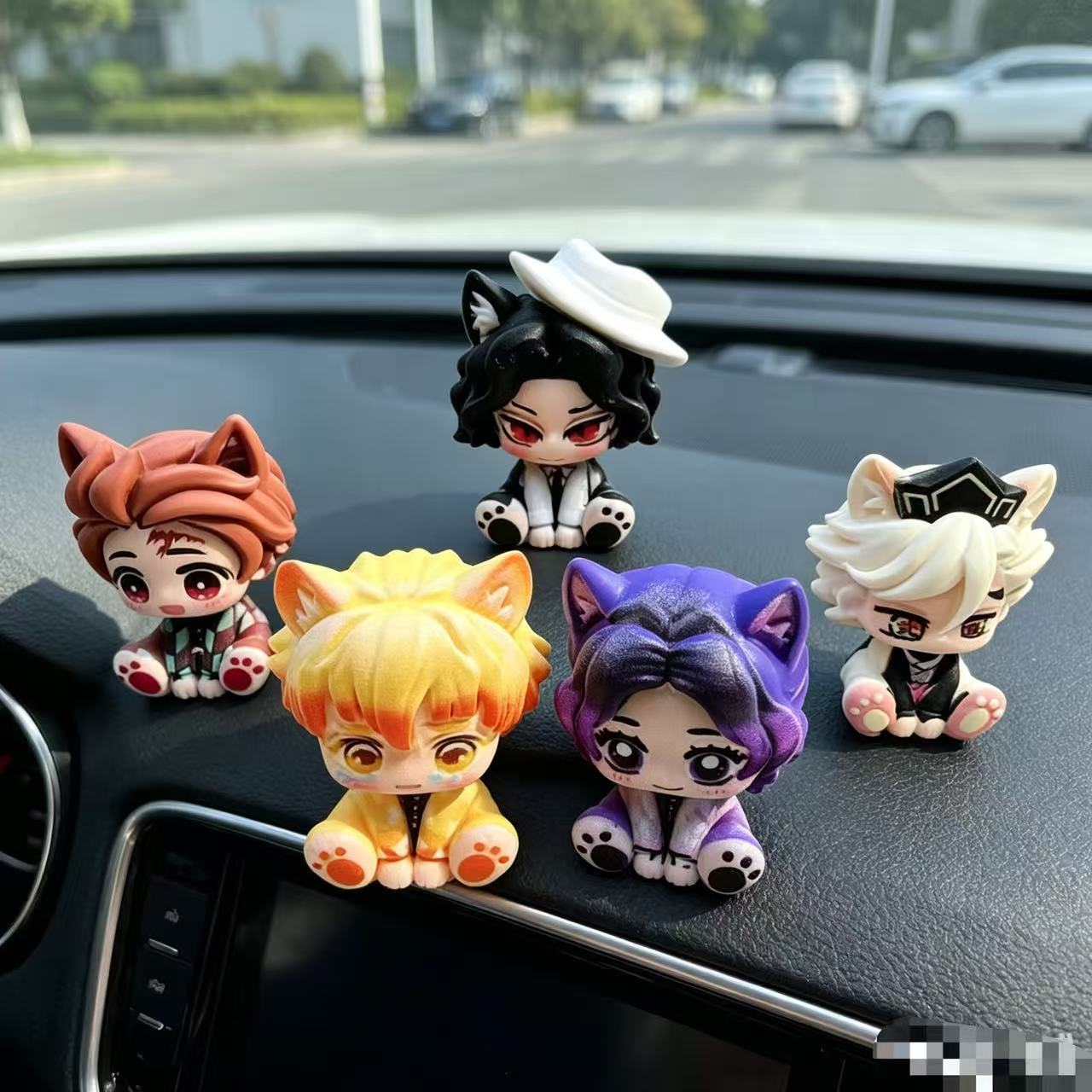 Demon Slayer Cute Chibi Figuri - Car Accessories Etsy recension och pris