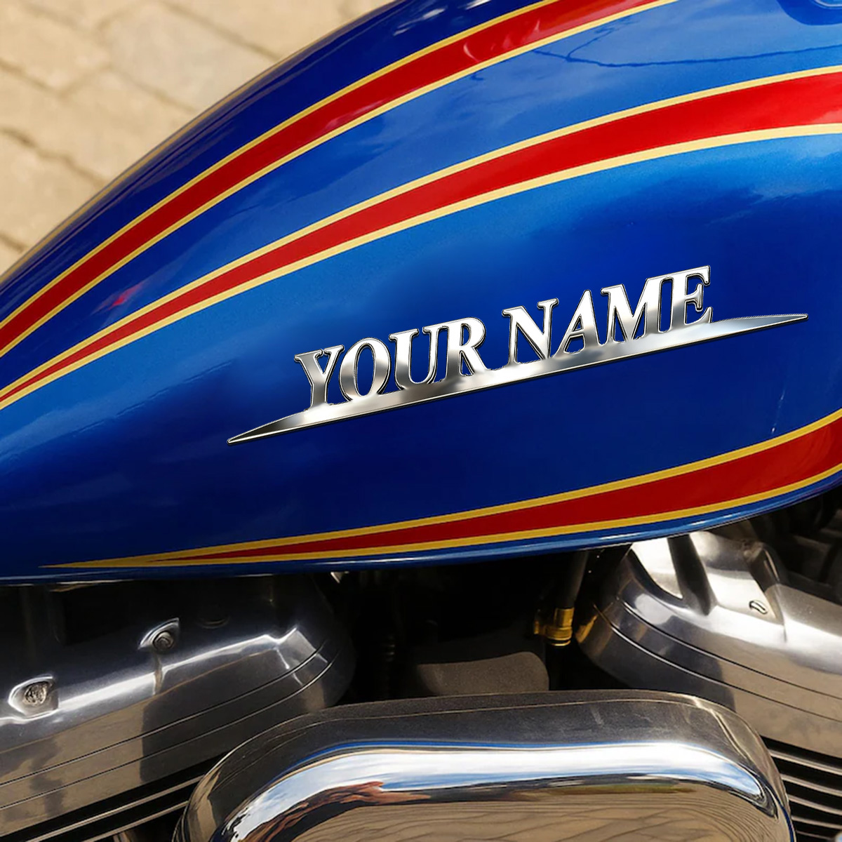 Metal Trendy YOUR NAME Sticker - Car Accessories Rear recension och pris