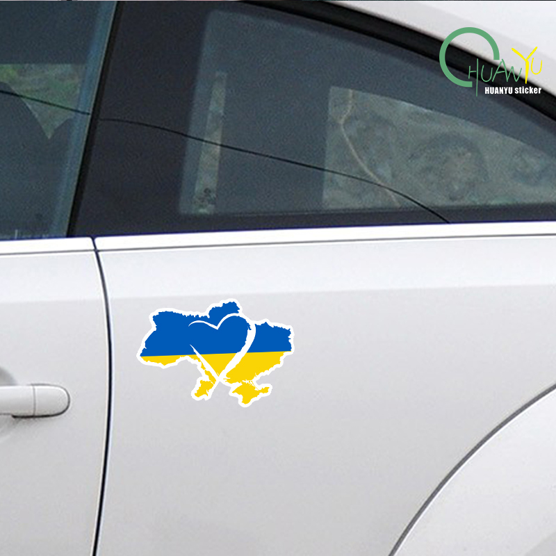 Sign Car Sticker Ukraine Sunfl - Car Accessories Uk recension och pris