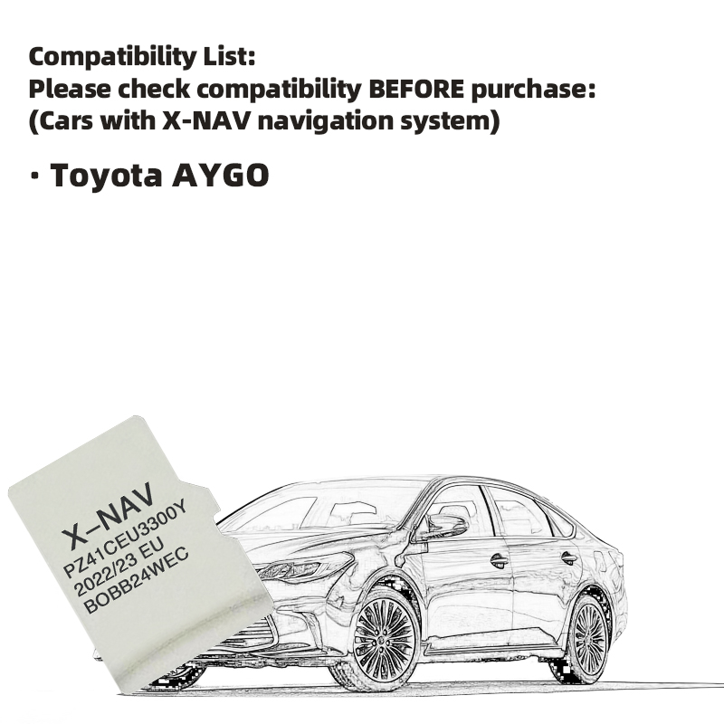 for Toyota AYGO 2023 Navigatio - Car Accessories Uk recension och pris