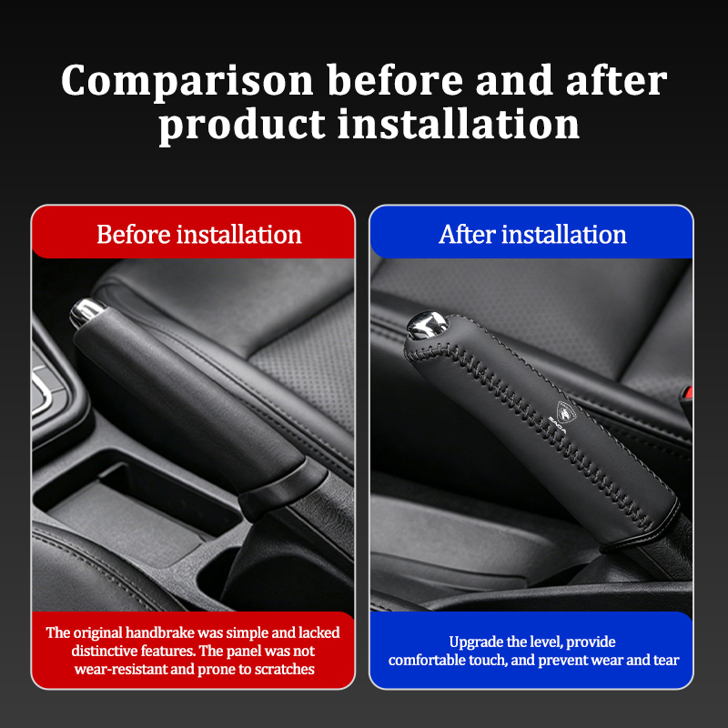 Handbrake Sleeve Leather Hand  - Car Accessories Ertiga recension och pris