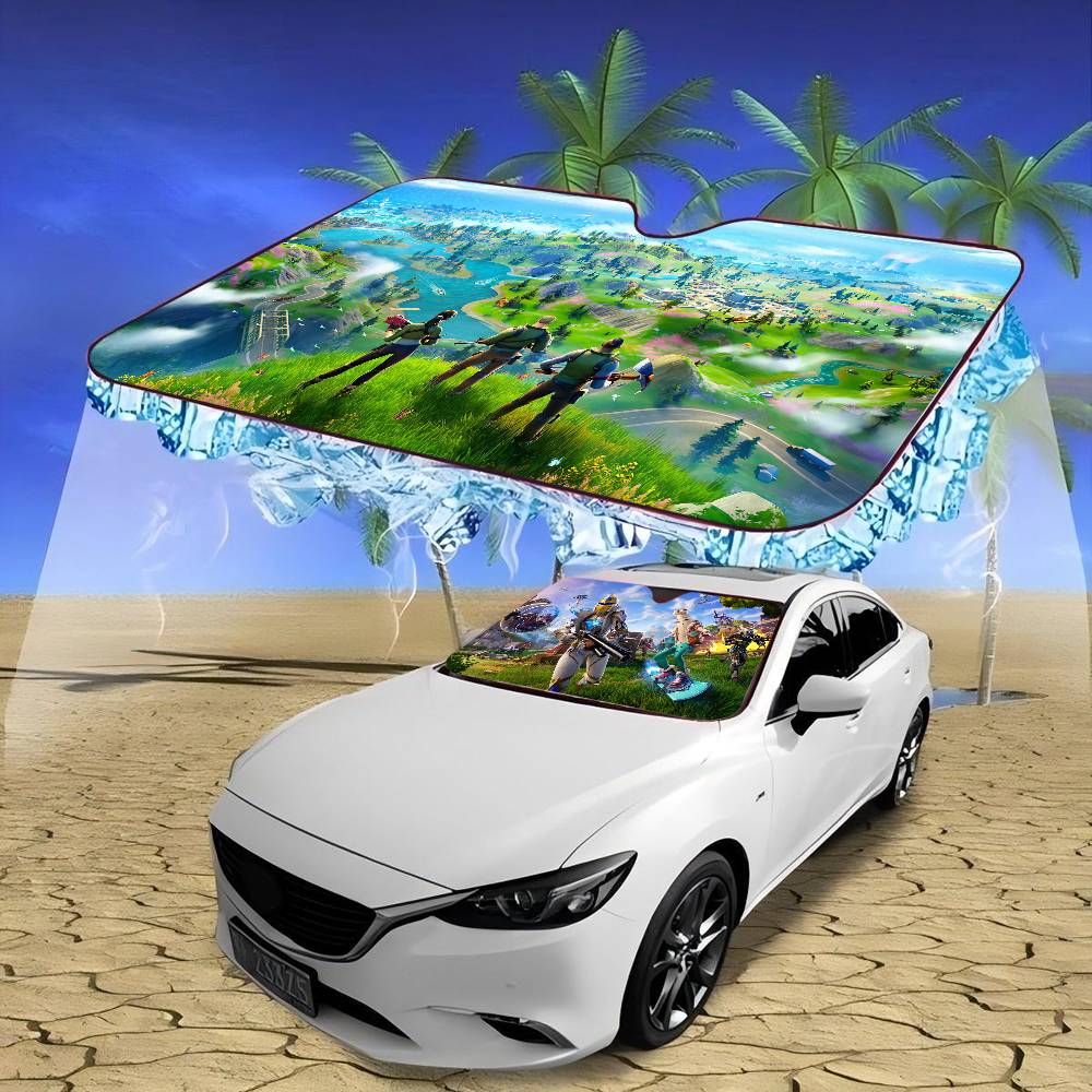 Cartoon Game F-FortniteS Car W - Car Accessories Rear recension och pris