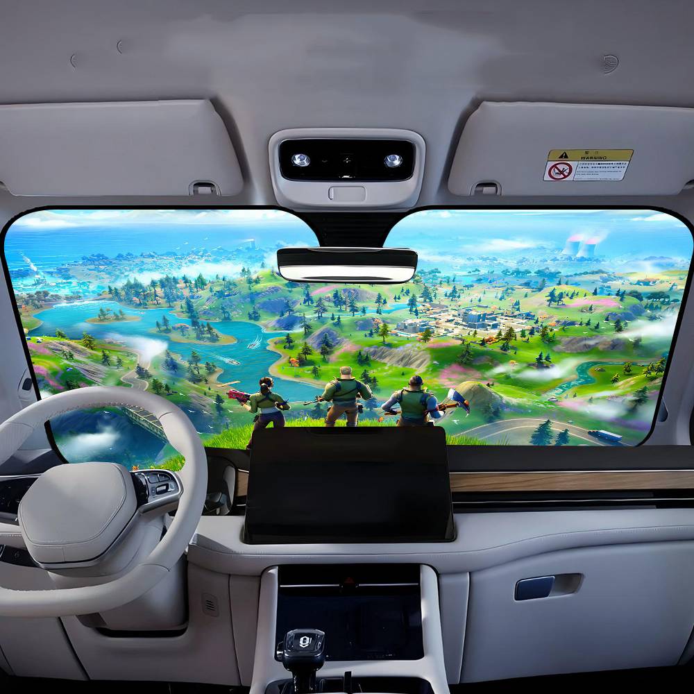 Cartoon Game F-FortniteS Car W - Car Accessories Rear recension och pris