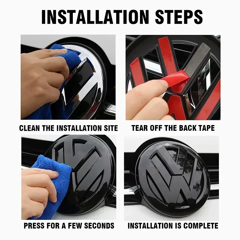 ABS 3D car front and rear badg - Car Accessories Quick Delivery recension och pris