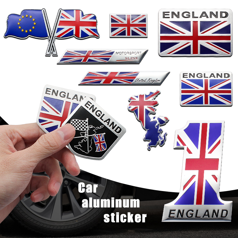 3D Aluminum ENGLAND United Kin - Car Accessories Uk recension och pris