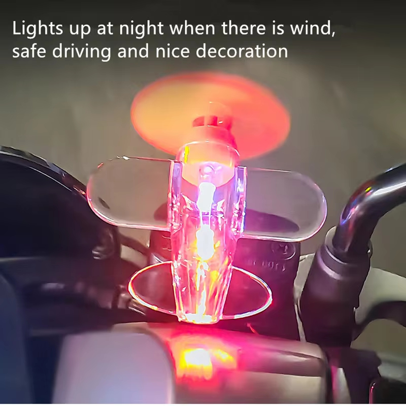 Wind Powered LED Airplane Orna - Car Accessories Etsy recension och pris