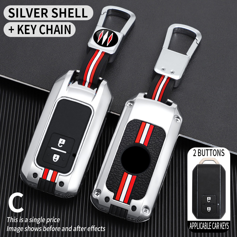 2 4 Bottons Metal Car Key Cove - Car Accessories Ertiga recension och pris