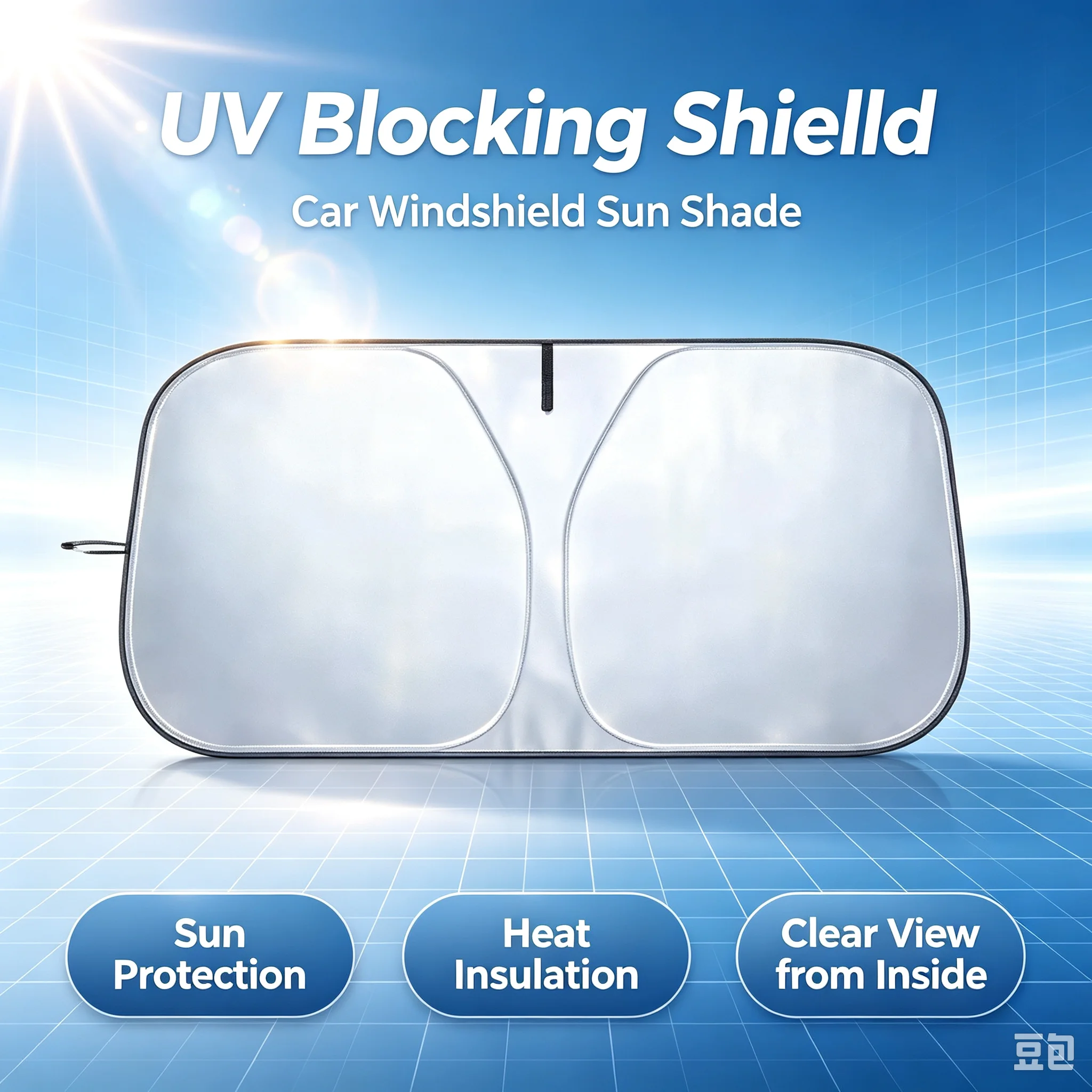 Car Front Window Sunshade UV P - Car Accessories Parts recension och pris